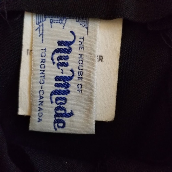 (6) Nu-Mode Vintage Gown Classic Black Maxi Evening Bridesmaid Formal Wear - Picture 4 of 7